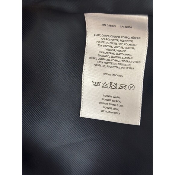 Mare Mare Anthropologie Sparkle Pinstripe Blazer Sz XS Navy NWT - Picture 9 of 10